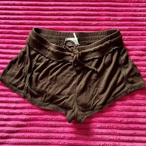 urban outfitters brown mini shorts lightly worn price flexible
